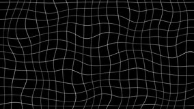 White Grid Graph Pattern with Turbulence And Black Background , Free To Use, Free Stock Video. 4K 29 fps - Powered by Shutterstock - Get 15% off with code: PIKWIZARD15