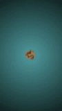Raw walnuts chunks exploding and flying in super slow motion. Pieces of walnuts drops after explosion. High speed 1000fps vertical video