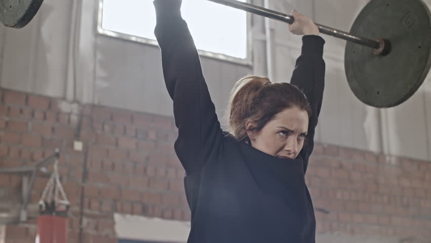 working out in a sweatshirt