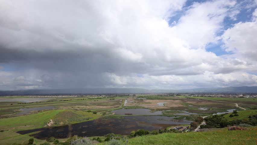 Time lapse video from Coyote hills Fremont California