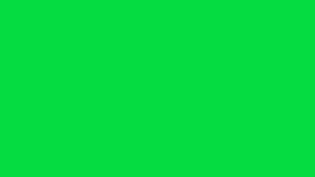 close neon ad on green screen video footage