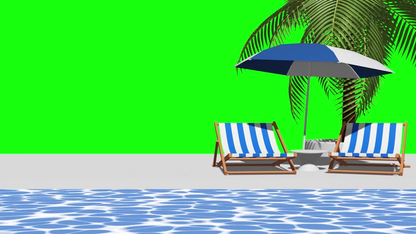 new beach seen with green screen. Royalty-Free Stock Footage #3479809421