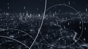 Flowing of Data Streams through the Skyscrapers Background - Powered by Shutterstock - Get 15% off with code: PIKWIZARD15