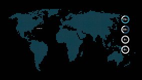Holographic technology graphics of world maps are ideal for business and technology presentations and illustrations. - Powered by Shutterstock - Get 15% off with code: PIKWIZARD15