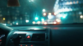 Hazy Roadway: Experience the tension of a foggy night drive, where the driver's vigilance and utilization of car lights and mirrors are paramount for safe travel. - Powered by Shutterstock - Get 15% off with code: PIKWIZARD15