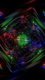 Vertical video groovy and captivating VJ loop, featuring a colorful and energetic disco background.
