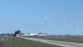 A Collection Of Videos From The Bishop Hill Wind Farm In Henry County Illinois