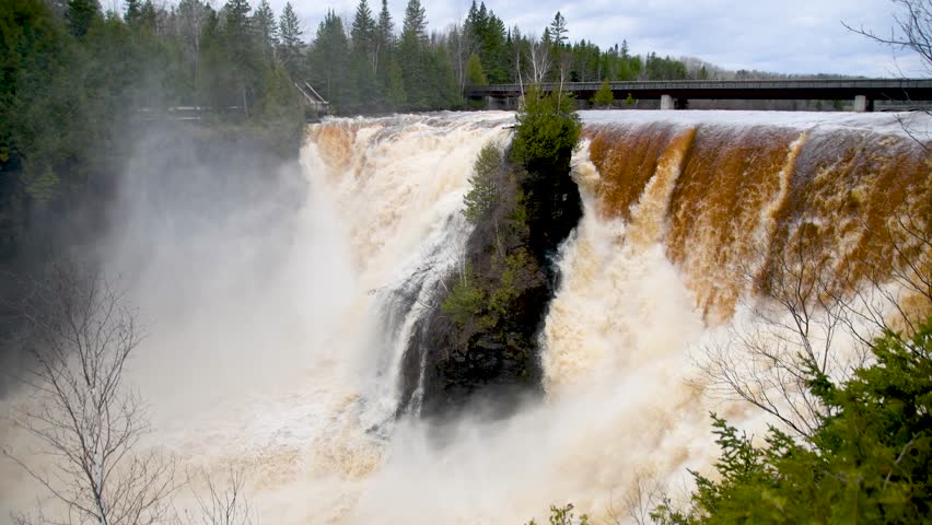 View of Kakabeka Falls, Ontario, Canada.