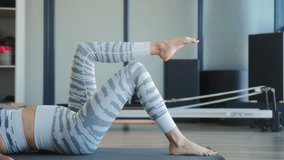 Expectant Coach Teaches Safe Leg Stretch for Pregnancy Fitness - Powered by Shutterstock - Get 15% off with code: PIKWIZARD15