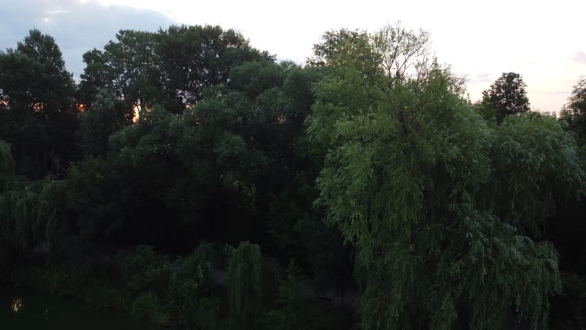 Lake Drone Footage, Cinematic Nature