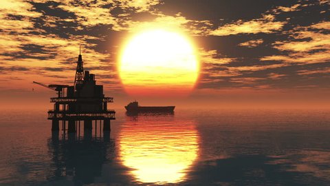 Oil Platform Tanker