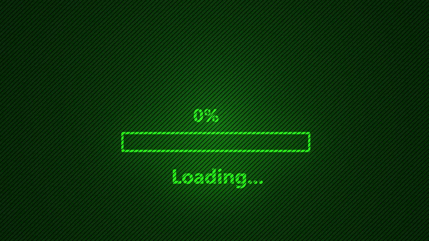 Loading bar progress, numerical counting from 0 to 100  Royalty-Free Stock Footage #3481525853