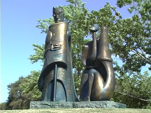 Sculpture in Rotoroa
