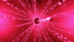 Science fiction animated background with molecular chains. Microscopic abstract animation. Seamless loop - Powered by Shutterstock - Get 15% off with code: PIKWIZARD15