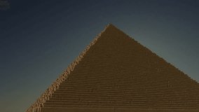 ancient pyramid travel pharaoh desert monument architecture cemetery historical in 4k footage video
