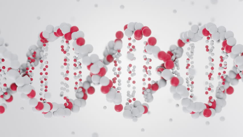 DNA structure genetic biotechnology animation, 3d rendering Royalty-Free Stock Footage #3482185657