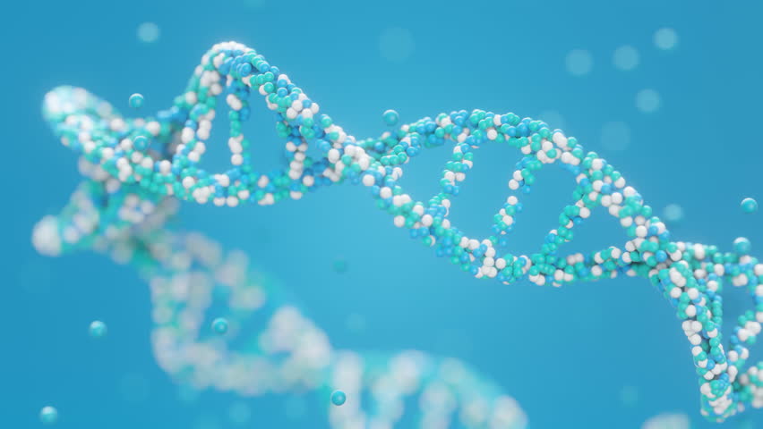 DNA structure genetic biotechnology animation, 3d rendering Royalty-Free Stock Footage #3482186111
