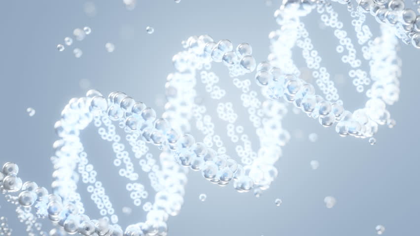 DNA structure genetic biotechnology animation, 3d rendering Royalty-Free Stock Footage #3482186271
