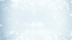 Light background technology abstract clean blurred wave for elegant business corporate presentation. Luxury particle glowing dots light glitter smooth motion digital cyber technology video. - Powered by Shutterstock - Get 15% off with code: PIKWIZARD15