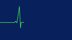 Heart Beat Line light , Heart Beat EKG Monitor Animation, cardiogram line, heart pulse animation,  Heart wave monitoring, Beat grid Blue line