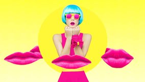 Minimal Motion art. Girl and fashion make up trends
 - Powered by Shutterstock - Get 15% off with code: PIKWIZARD15