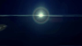 horizontal sun moving lights optical lens flares shiny animation art background - new quality natural lighting lamp rays effect dynamic colorful bright video footage