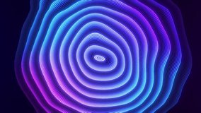 Abstract animated topographic contour map. Moving waves of gradient color. Circle with transforming lines. Looping 4K animation.
 - Powered by Shutterstock - Get 15% off with code: PIKWIZARD15