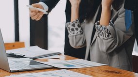 Strategic Business Discussion, Team Meeting for Market Growth and Financial Analysis, Engage in a comprehensive business meeting where teams collaborate to present, consult with investors - Powered by Shutterstock - Get 15% off with code: PIKWIZARD15