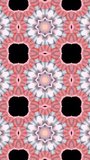 Animation of a colorful kaleidoscope in pastel colors. Vertical video for post-production. 3D looped animation.