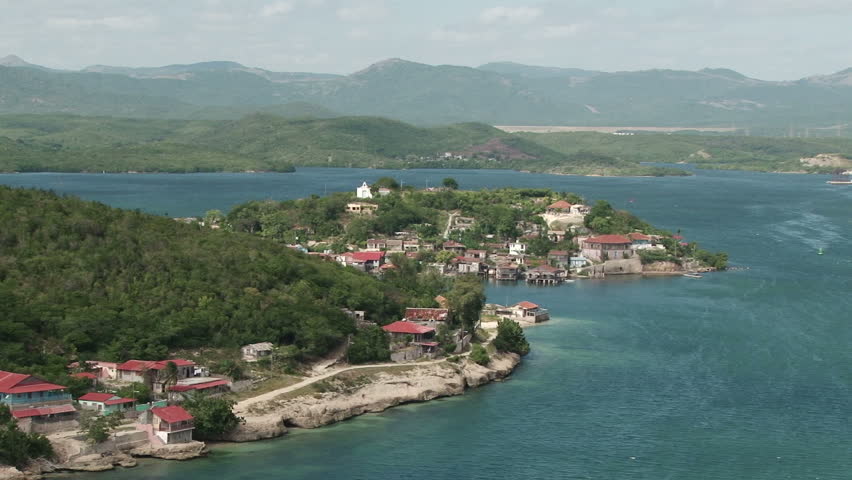 Santiago bay in Santiago de Cuba