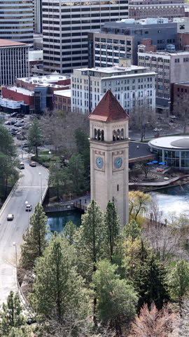 spokane washington state city downtown riverfront park