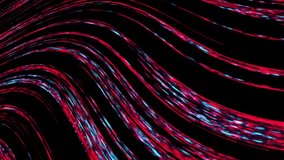 Abstract dynamic flow for sci-fi concept. Seamless loop. technology background with flowing powerful speed stroke patterns and depth of field seamless looping