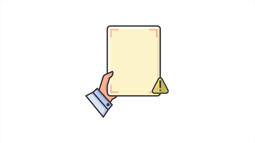 X-ray lottie animation, color line X-ray test animated icon for loading or template web and app