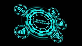 Technology Business management concept icon animation . - Powered by Shutterstock - Get 15% off with code: PIKWIZARD15