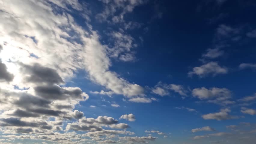 sky timelapse of nebulosity - dramatical background with clouds Royalty-Free Stock Footage #3483282575