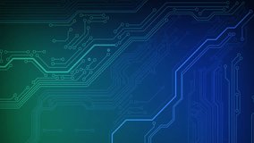 Animated circuit board. Digital technology background. Central computer processor CPU concept. Motherboard digital chip. PCB with free copy space for text or logo. Development 3D abstract backdrop - Powered by Shutterstock - Get 15% off with code: PIKWIZARD15