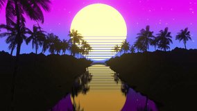 80s Summer Party Background Loop - Powered by Shutterstock - Get 15% off with code: PIKWIZARD15