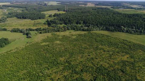 Summer Field Aerial View