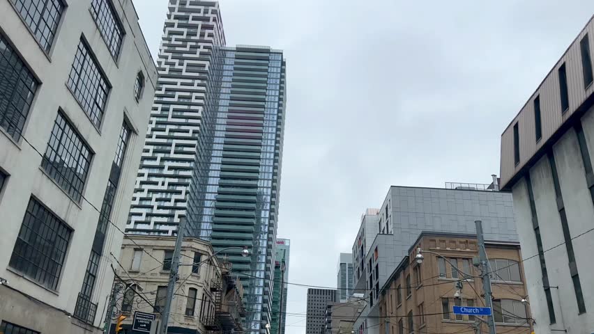 New buildings in the city of Toronto