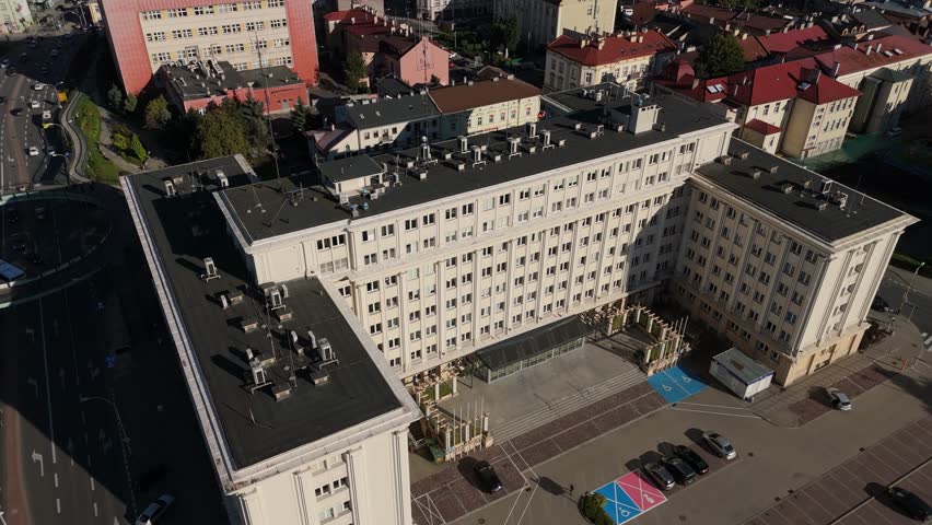 Landscape Provincial Office Downtown Rzeszow Aerial View Poland