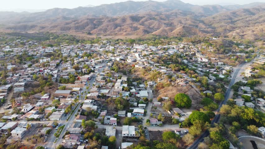 Town of Las Palmas, Jalisco in Mexico