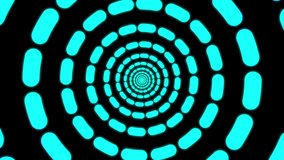 Spiral Abstract Futuristic Vector Design with Circles Video Animated Background