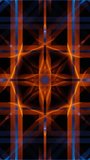 Vertical video orange and blue flash neon geometric vj loop animation