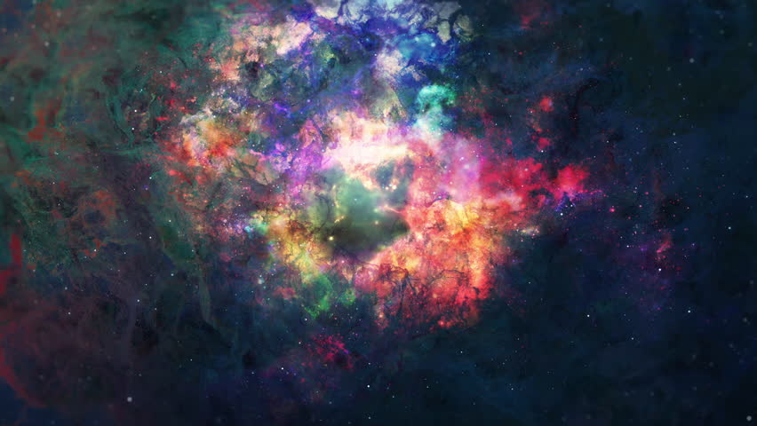 Cosmic Nebula Clouds in Deep Space