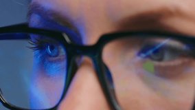 Woman in glasses looking on the monitor and working with data and analytics. - Powered by Shutterstock - Get 15% off with code: PIKWIZARD15