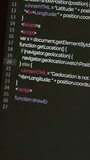 Vertical no people close up of computer screen with code creation process going on - Powered by Shutterstock - Get 15% off with code: PIKWIZARD15
