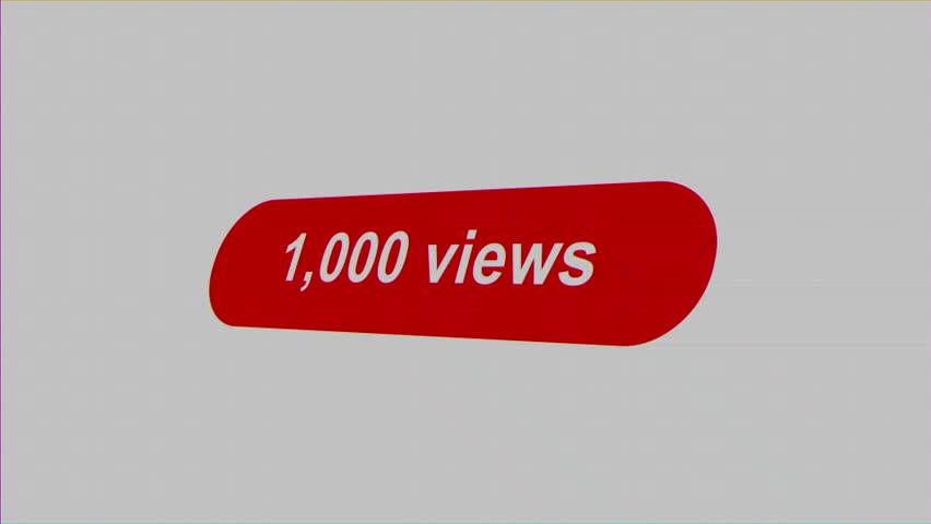 Video counter quickly increasing views