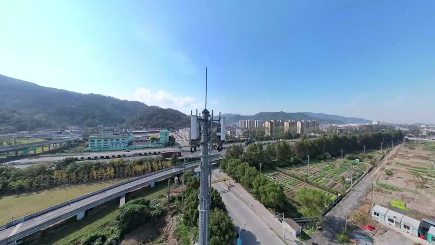 City Horizon - Panoramic Drone View