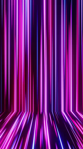 Purple and pink background with lines of light in the middle. Vertical looped animation.