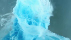 Color smoke swirl. Ink water mix. Fantasy vapor. Blur blue turquoise pastel soft silk texture haze cloud acrylic paint flow motion abstract art background. - Powered by Shutterstock - Get 15% off with code: PIKWIZARD15